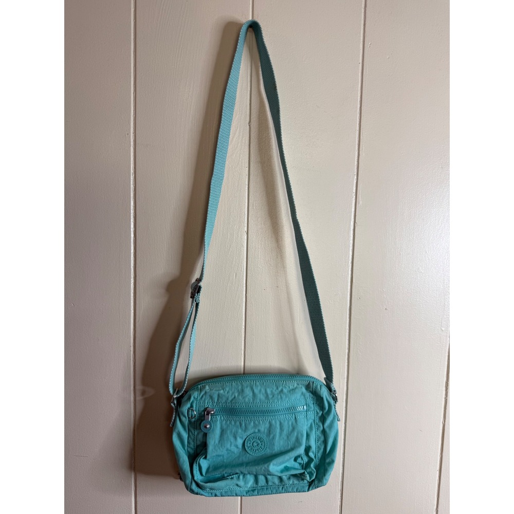 Kipling Crossbody Bag Women's Teal Blue Shoulder Bag Travel‎ Purse